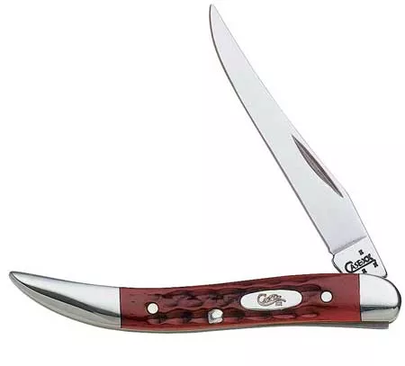 00792 POCKET WORN OLD RED BONE SMALL TEXAS TOOTHPICK