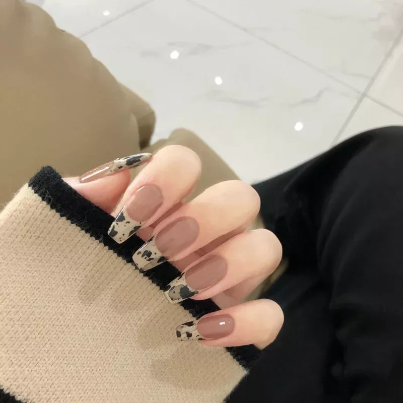 0126-Pale Quail Egg Nail Sticker