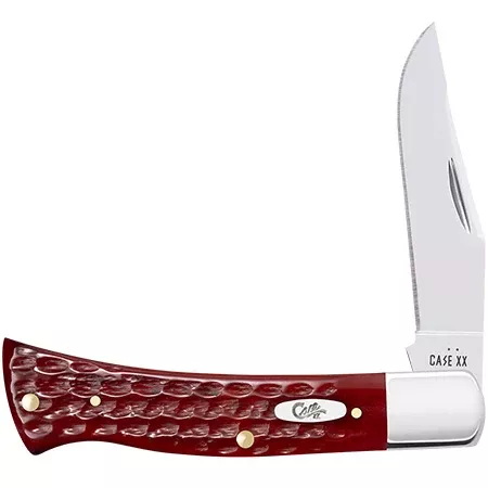 10299 Pocket Worn Old Red Bone - Corn Cob Jig Case Axe Handle