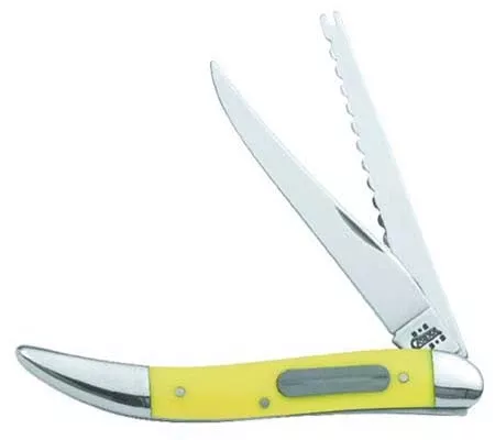 120 YELLOW SYNTHETIC FISHING KNIFE