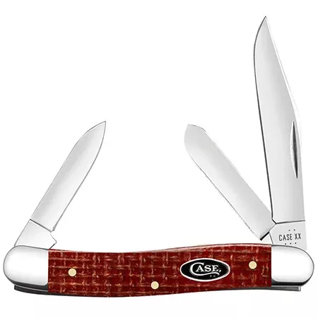 12272 MEDIUM STOCKMAN - DARK RED BURLAP MICARTA