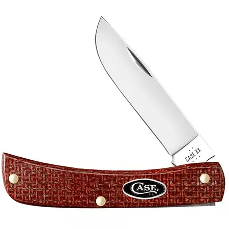 12273 SOD BUSTER JR - DARK RED BURLAP MICARTA