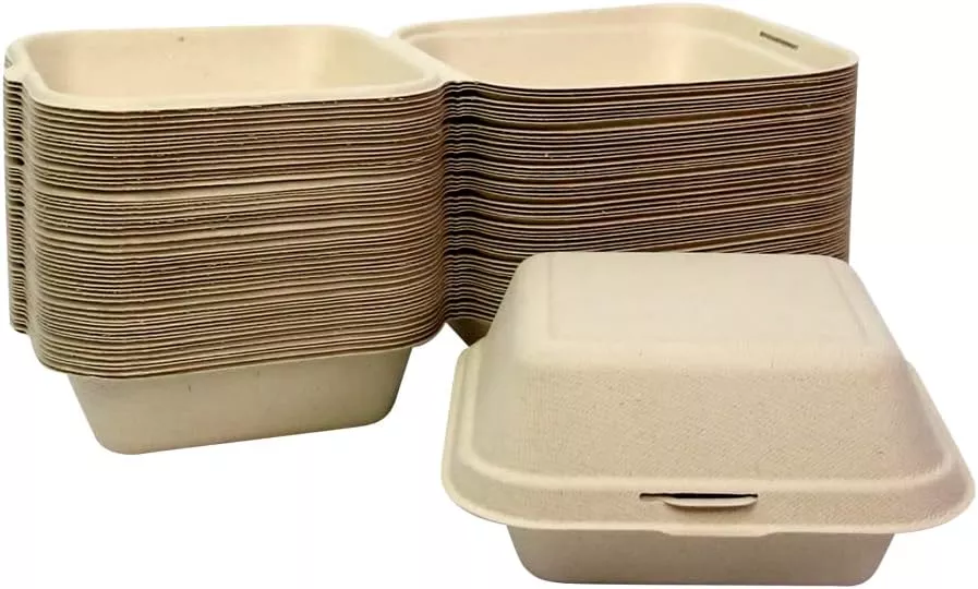 125 Count Eco Friendly Take Out Food Containers 7 x 5 Inches