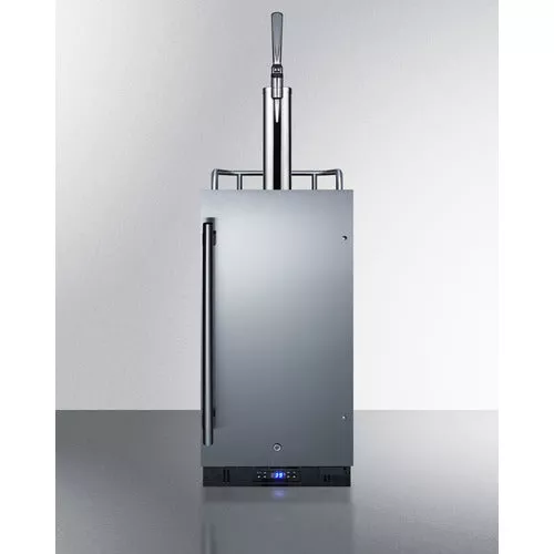 15'' Wide Built-In Undercounter Nitro Coffee Dispenser - SBC15NCF Summit
