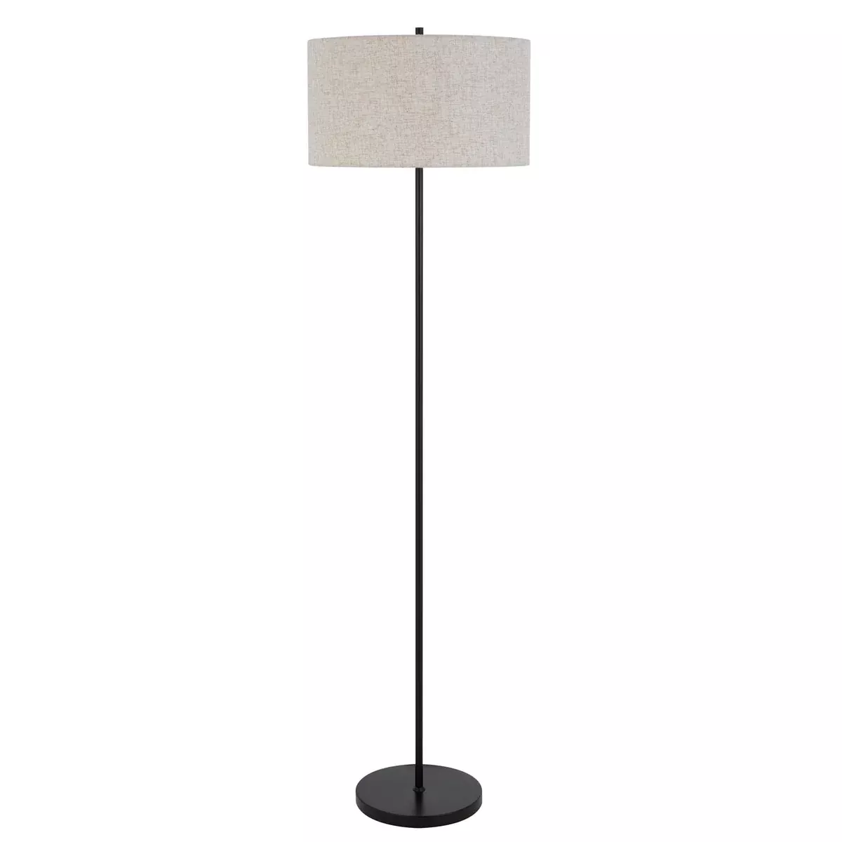 150W 3 wayt Cromwell Metal Floor lamp with Linen Shade
