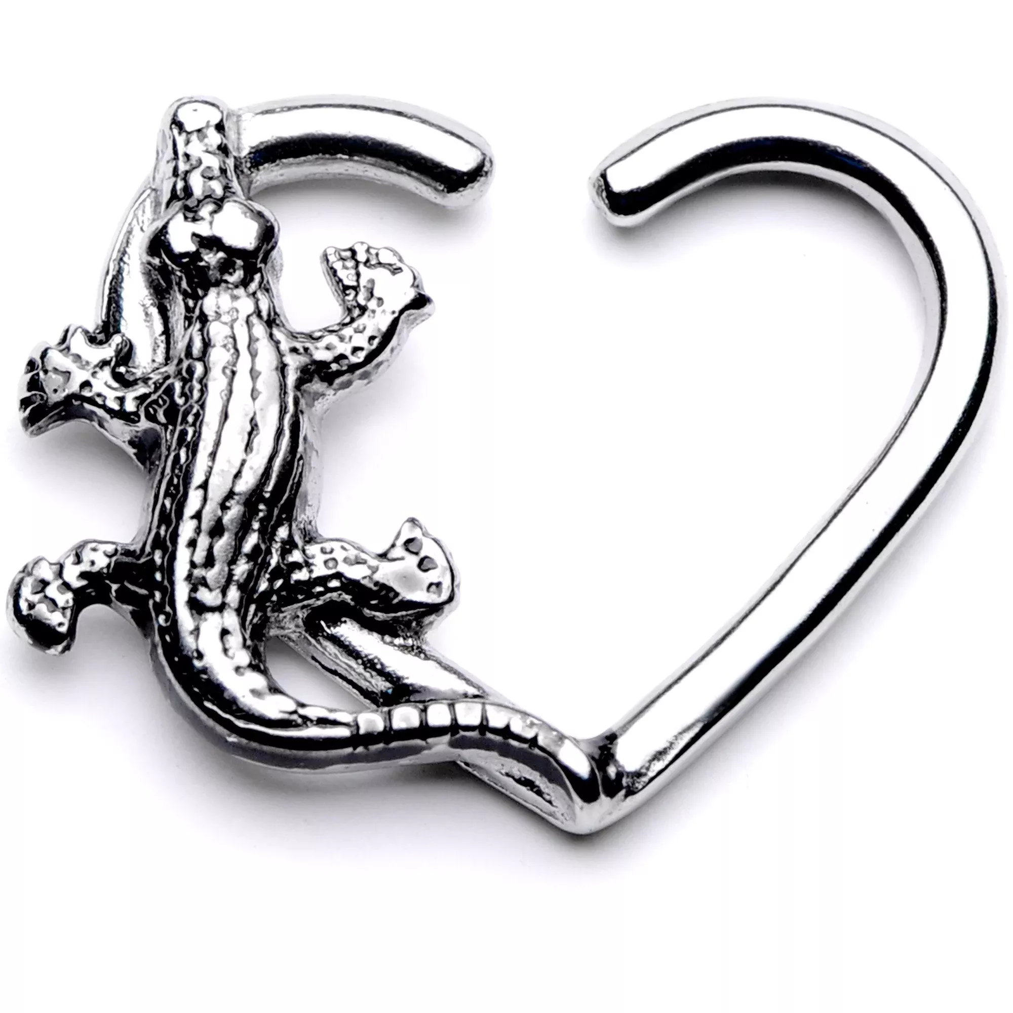 16G 3 /8 Slithering Alligator Right Heart Closure Ring