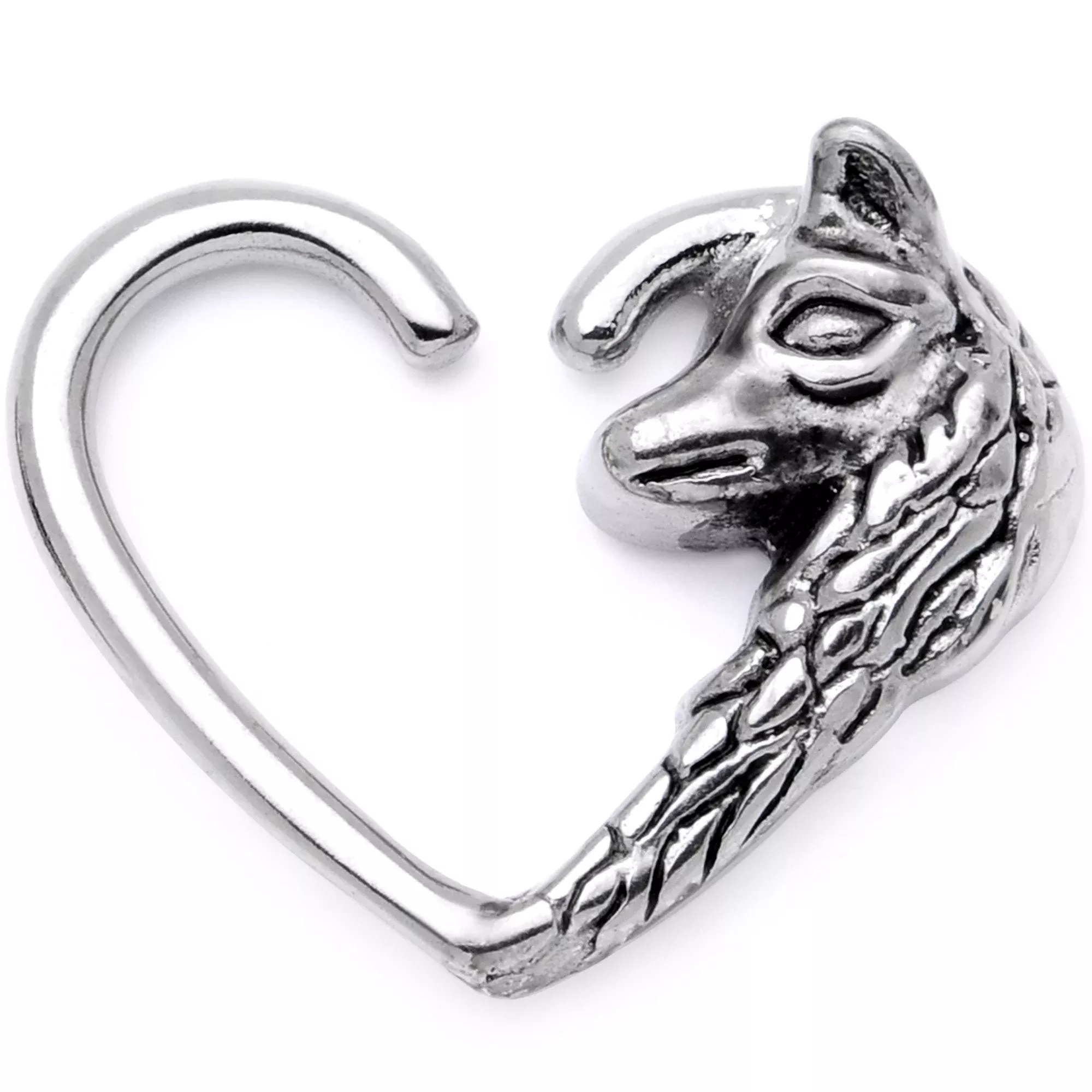 16G 3 /8 Wolves of Winter Left Heart Closure Ring