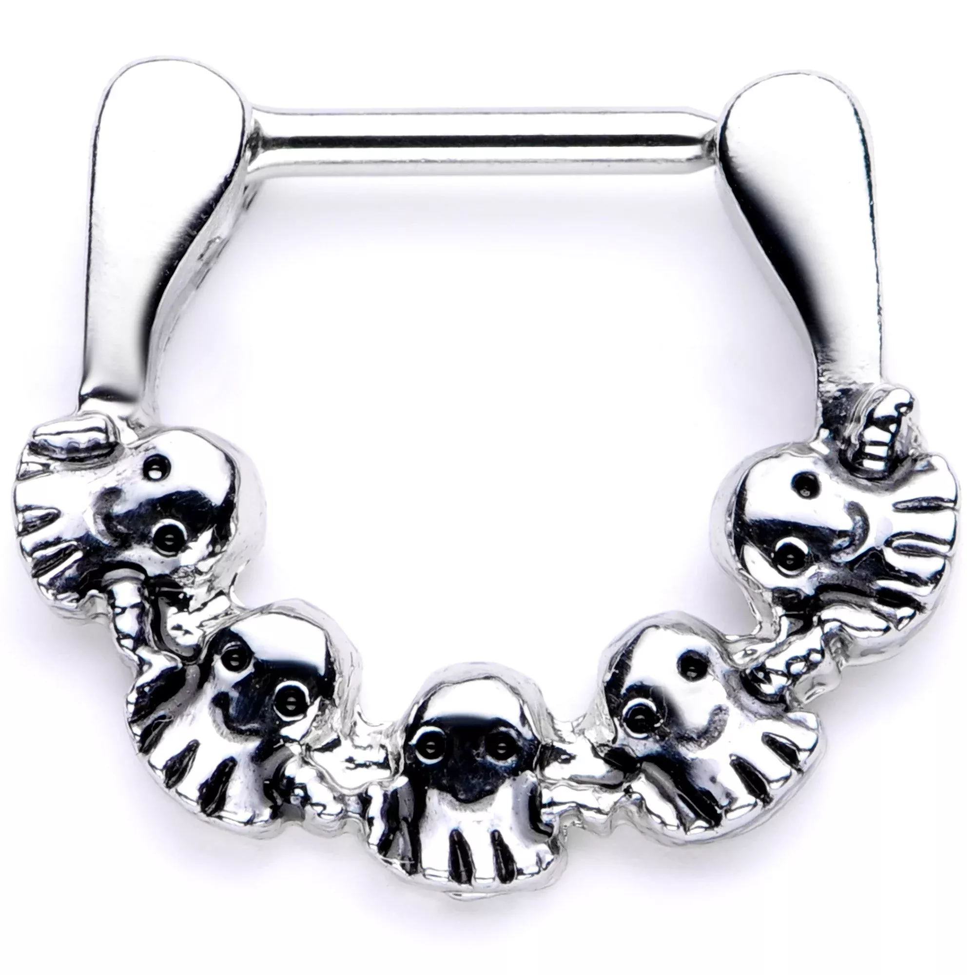 16G 5 /16 Gathering of Ghosts Halloween Septum Clicker