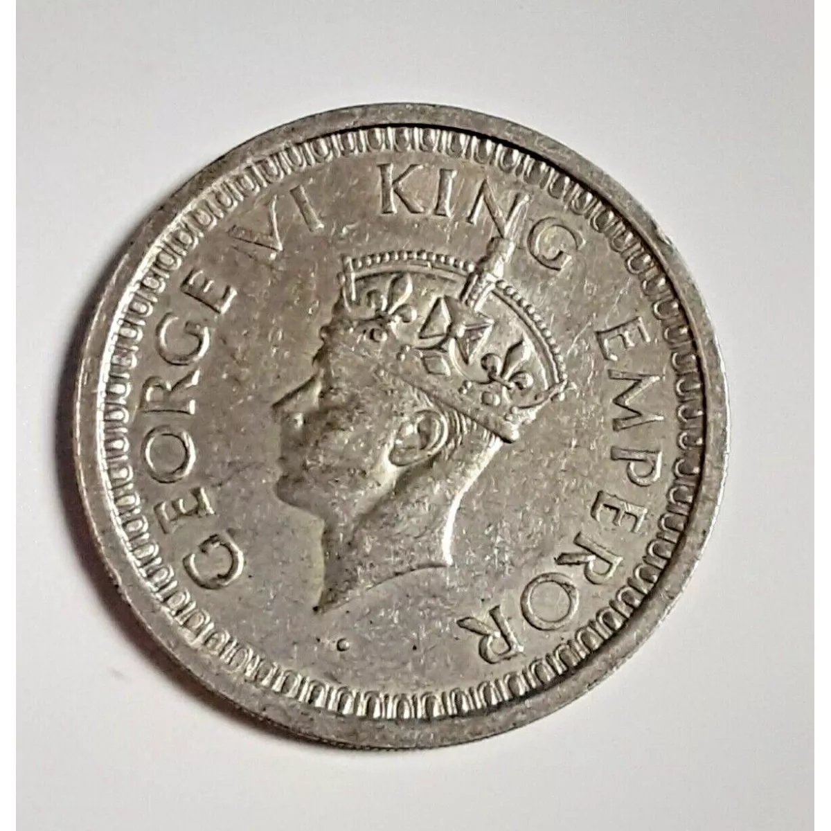 1945 George VI King Emperor One Rupee INDIA