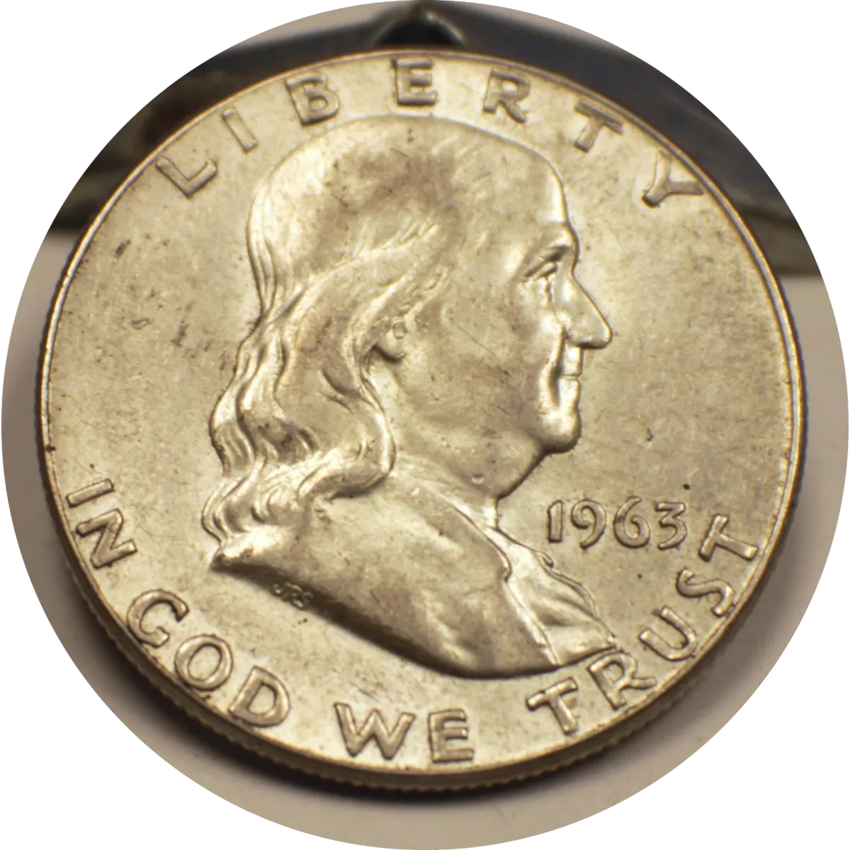 1963Franklin Half Silver Dollar Coin #009