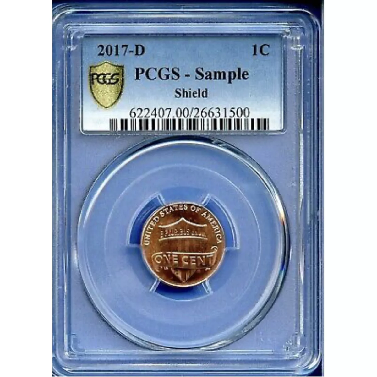 2017 D PCGS Lincoln Shield Cent 1c Penny US Mint Coin