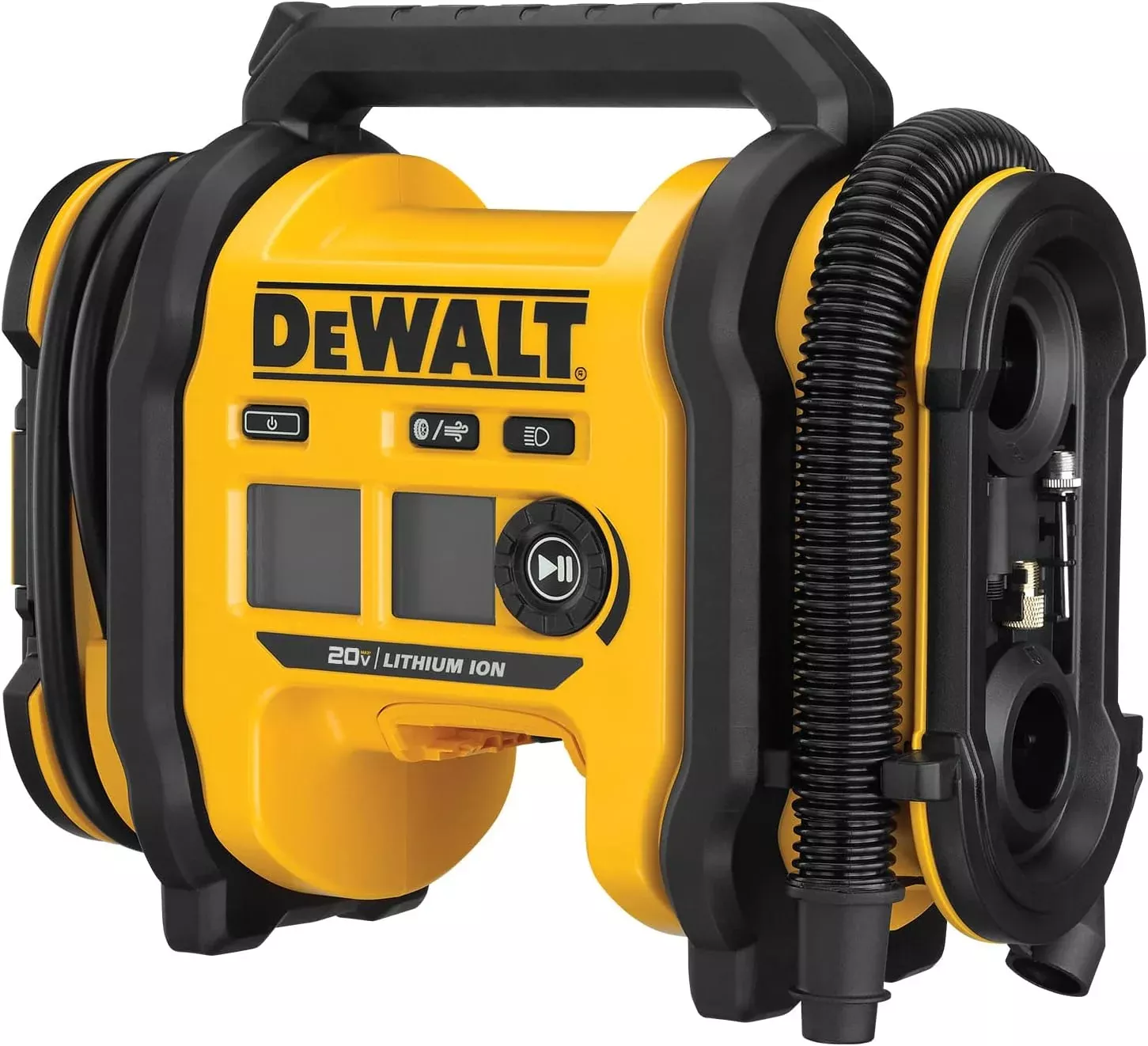 20V MAX Tire Inflator – Compact, Portable, with Automatic Shut-Off and LED Light