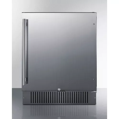 27'' Wide Built-In Undercounter Refrigerator For Commercial OrUse - FF27BSS Summit Commercial