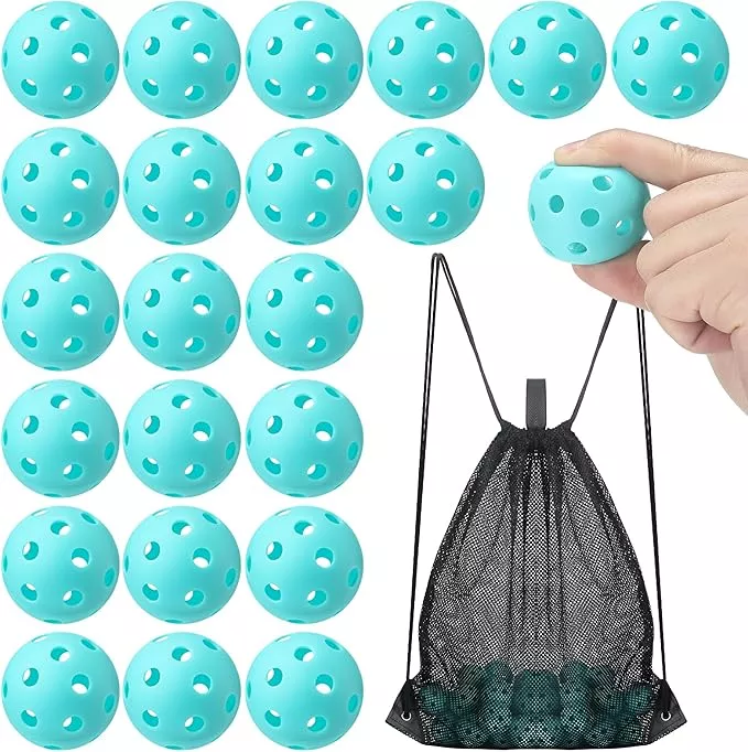 36pk Practice Golf Balls –Small Plastic Training Balls with Drawstring Bag for Indoor/Outdoor
