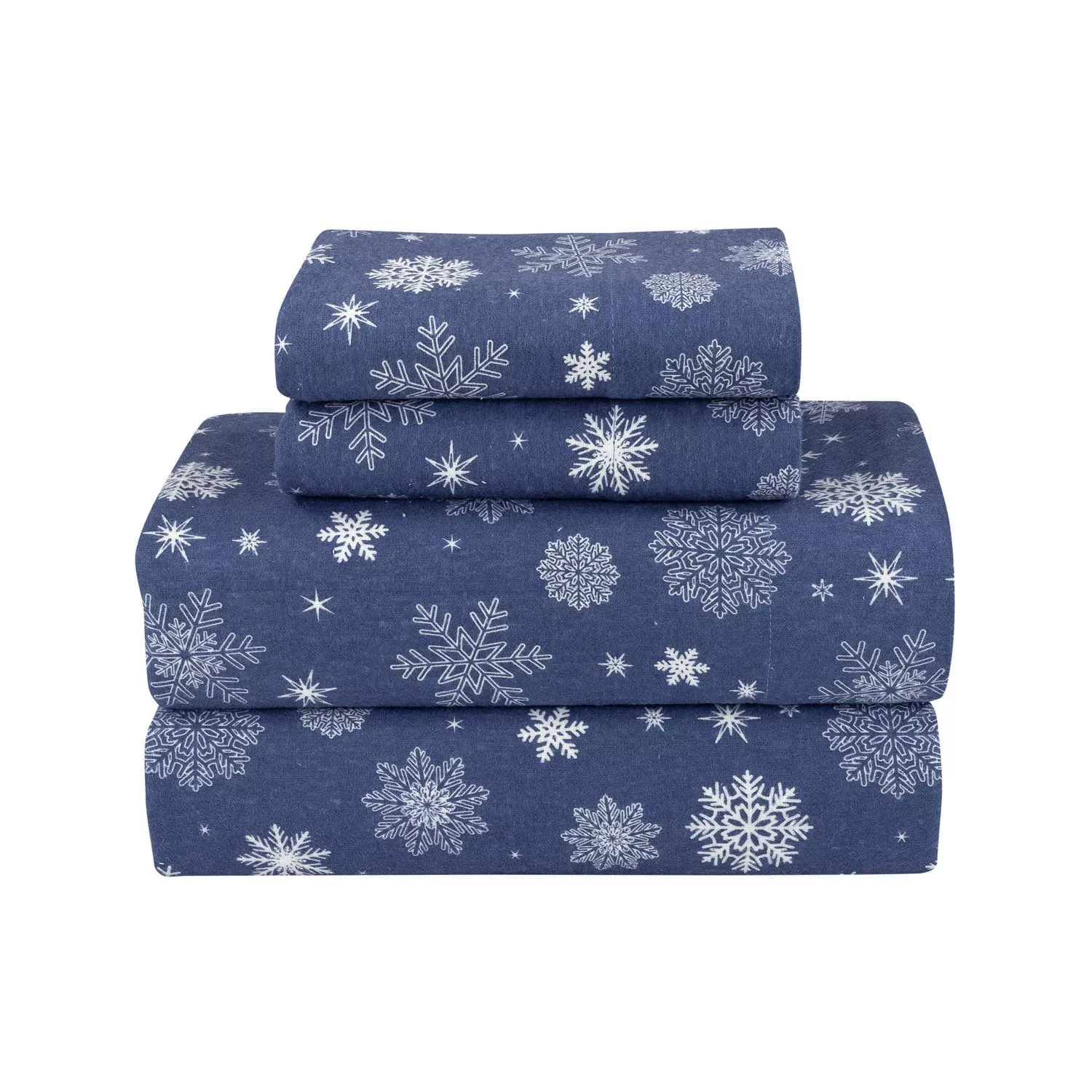 4-Piece Flannel Sheet Set, Super Soft USA-Grown Cotton