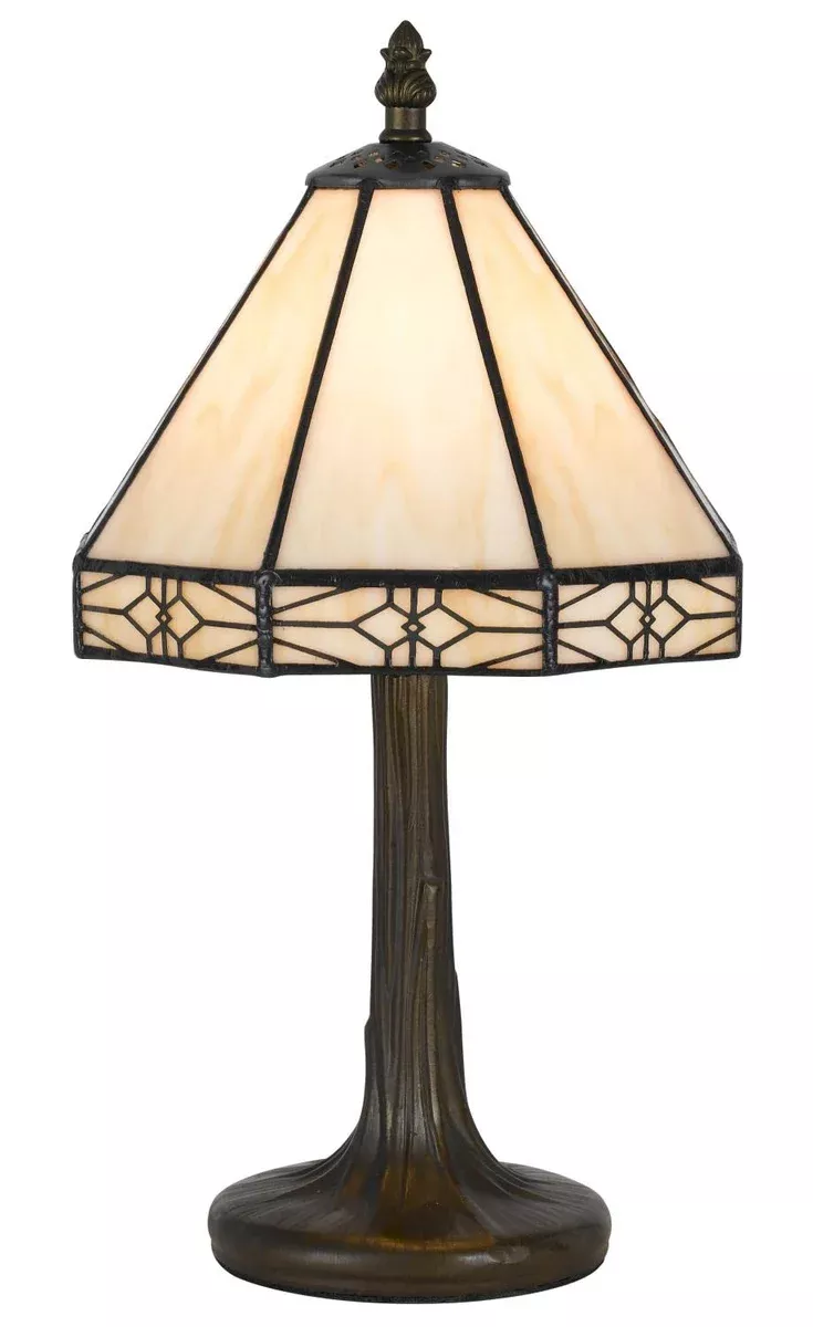 40W Tiffany Ac LP W/Zinc Cast Base