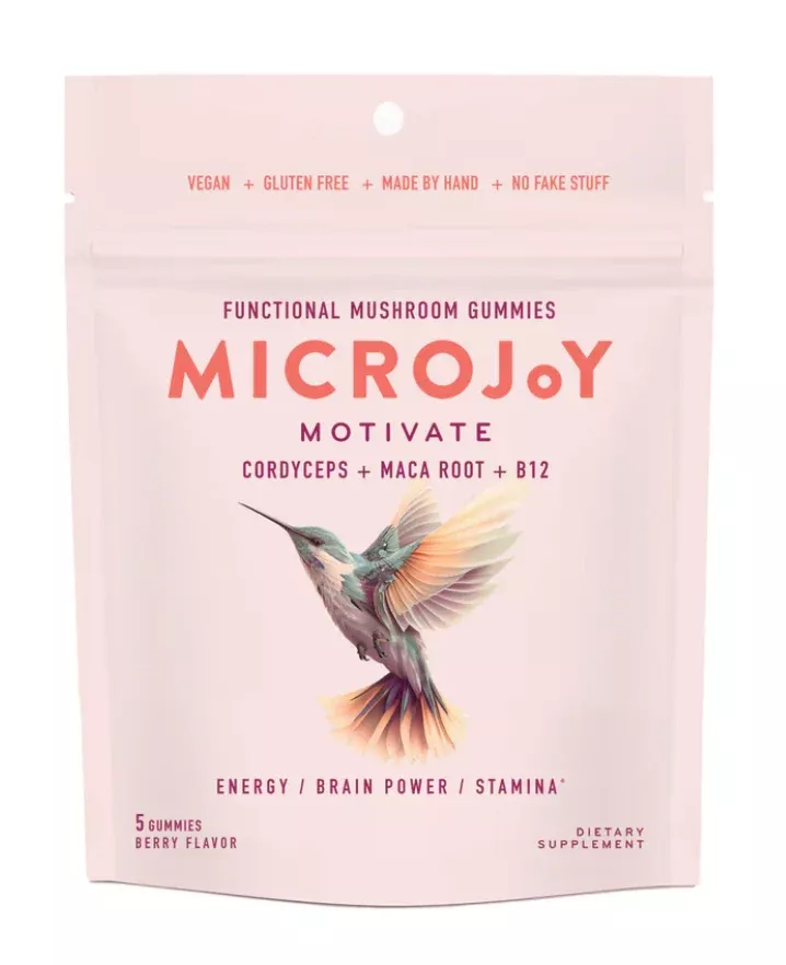 5-Piece MOTIVATE Functional Mushroom Gummies by MicroJoy