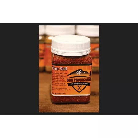 5280 CULINARY 5280 Culinary FireSaltRub-CS 8 oz Rub Fire Salt