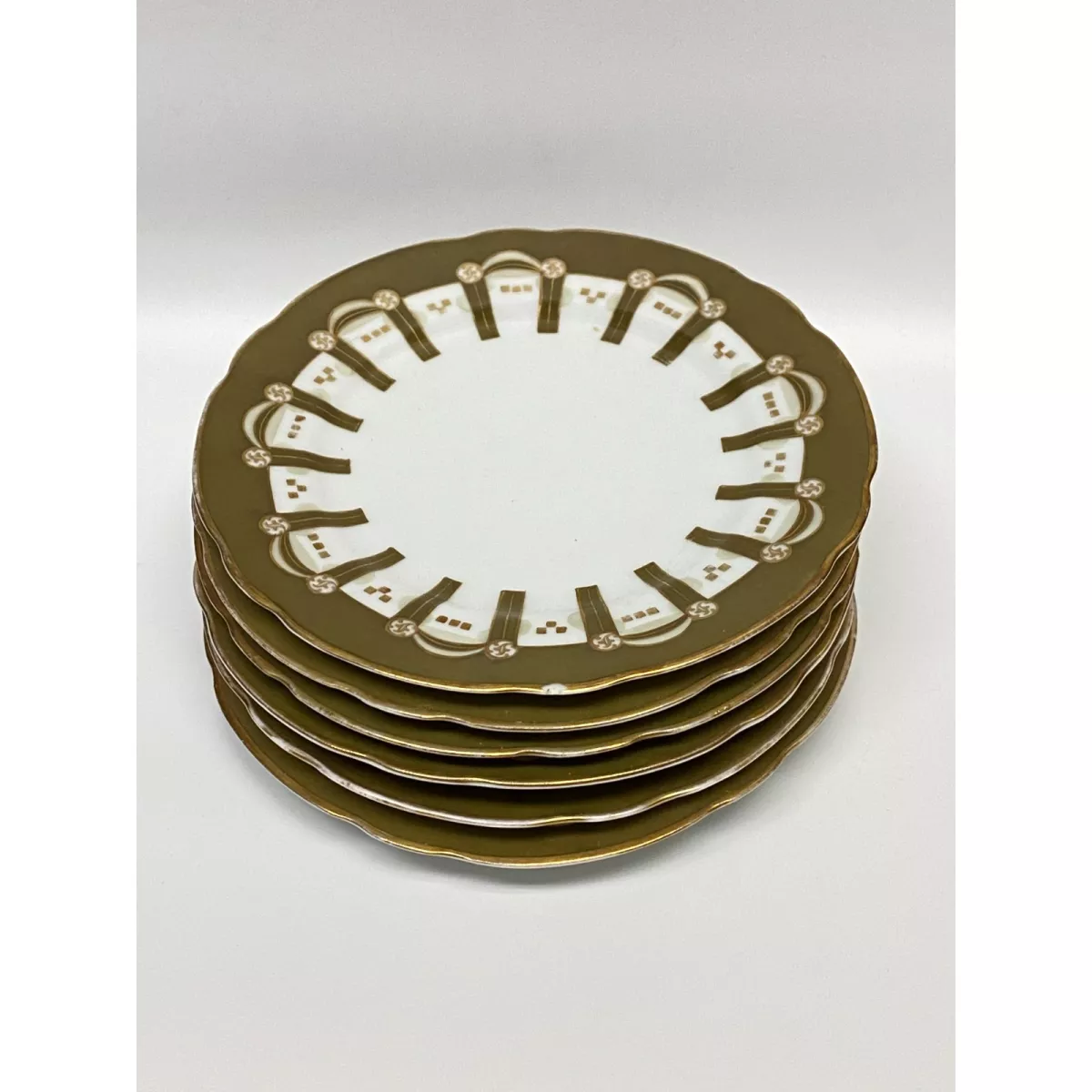 6 Tableware Porcelain Plates by Gardner Moscow