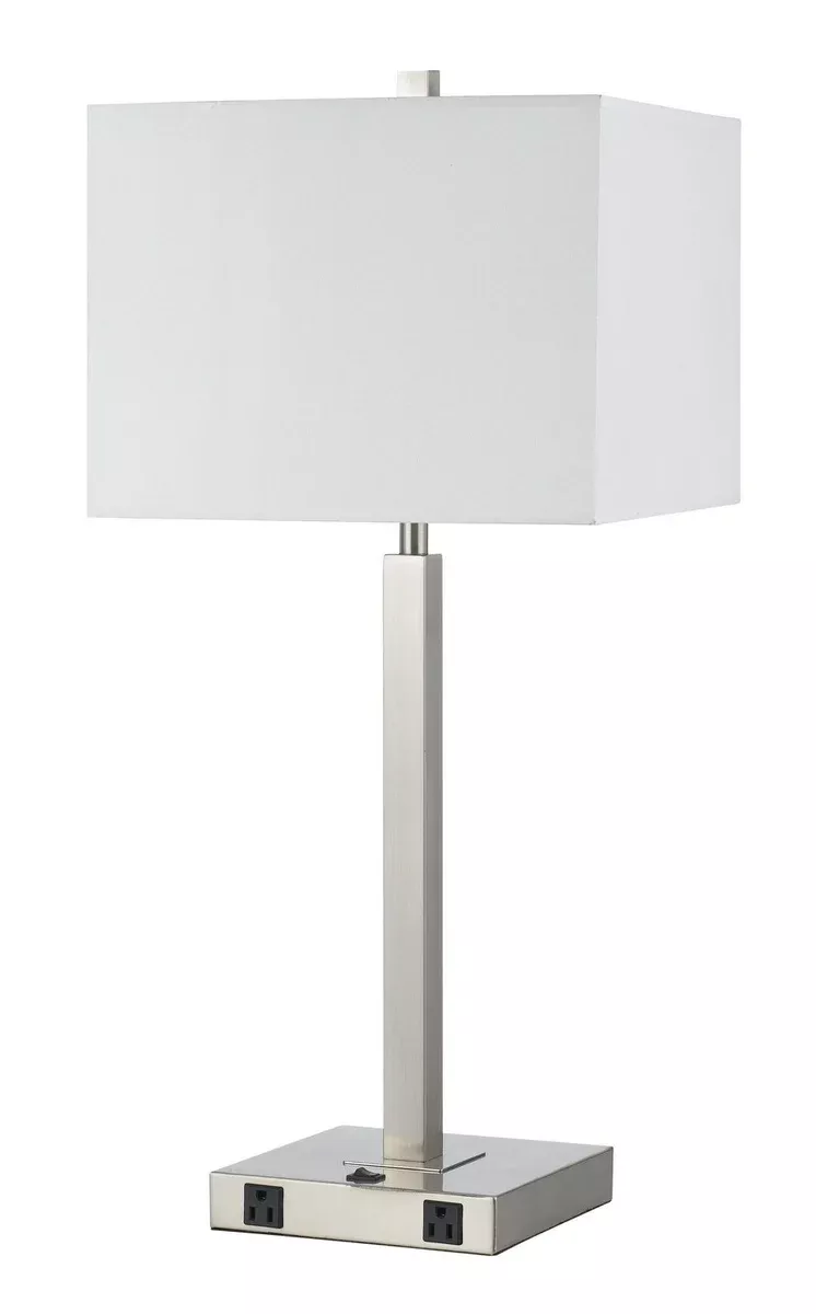 60W Metal N/S LAMP with Two OUTLETS