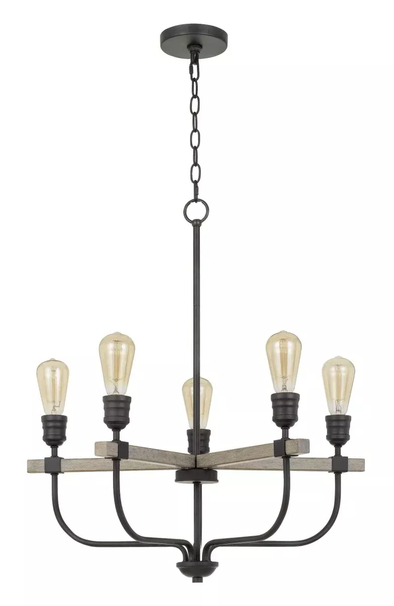 60W x 5 Sion Metal Chandelier