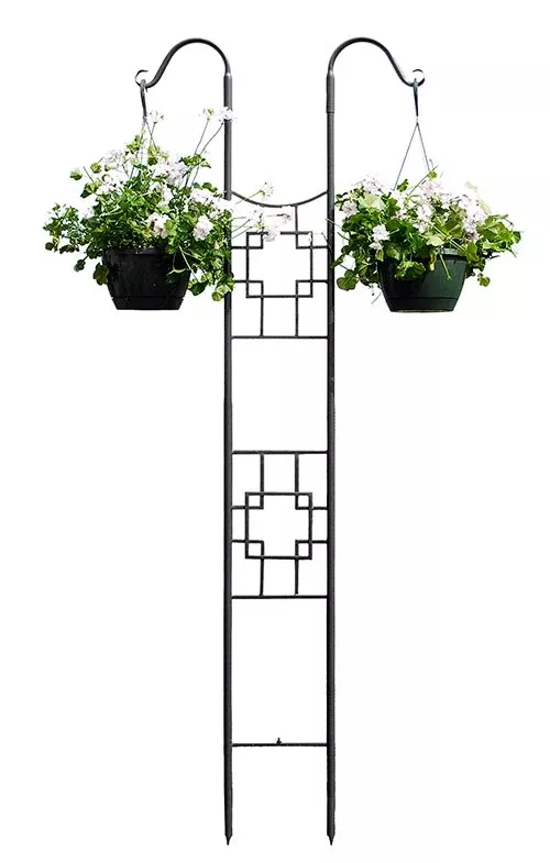 Achla FT-26 Square-on-Squares Double Pole Trellis