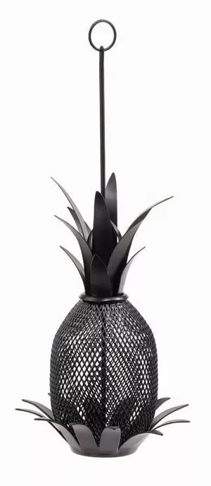 Achla VBF-01 Pineapple Bird Feeder - Black Powdercoat