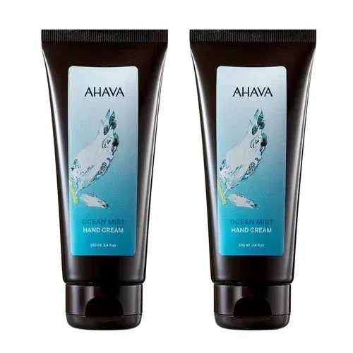 AHAVA Ocean Mist Hand Cream, 3.4 fl oz, 2-pack