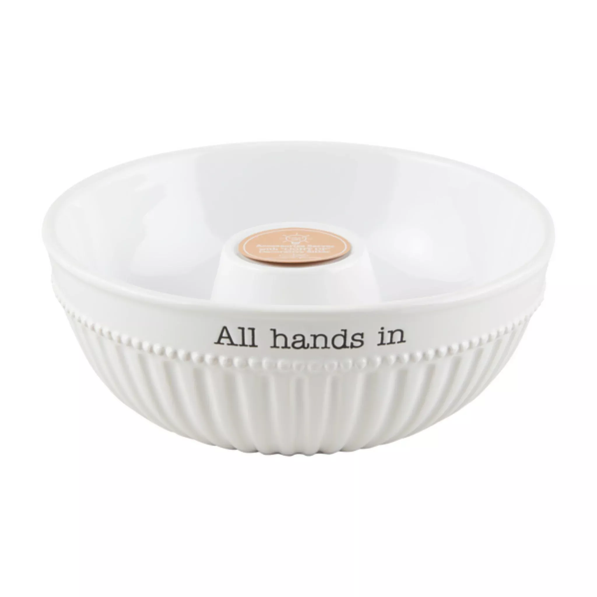 All Hands In Serving Bowl