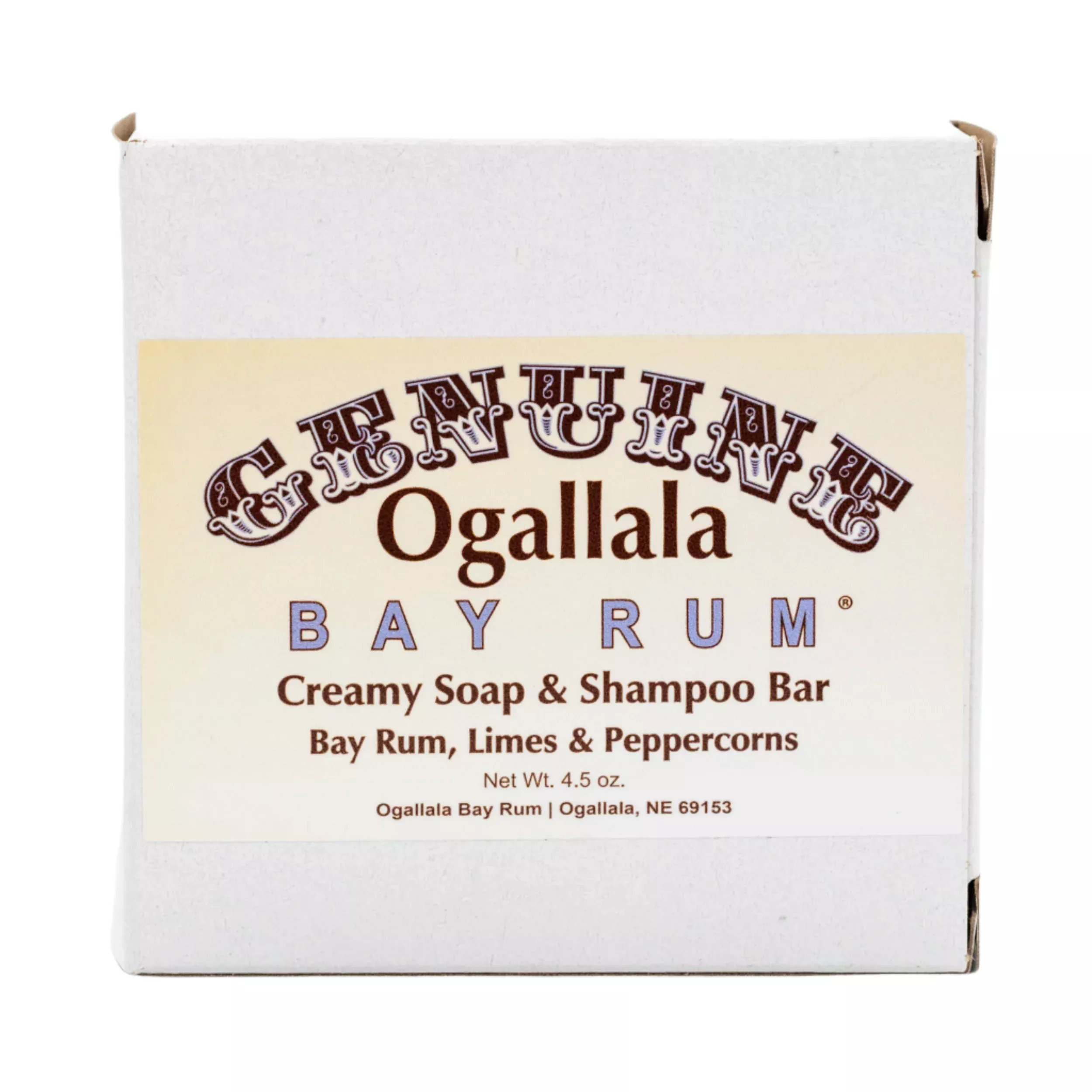 All In One Soap and Shampoo Bar | 4.5 oz | Multiple Scents | Ogallala Bay Rum