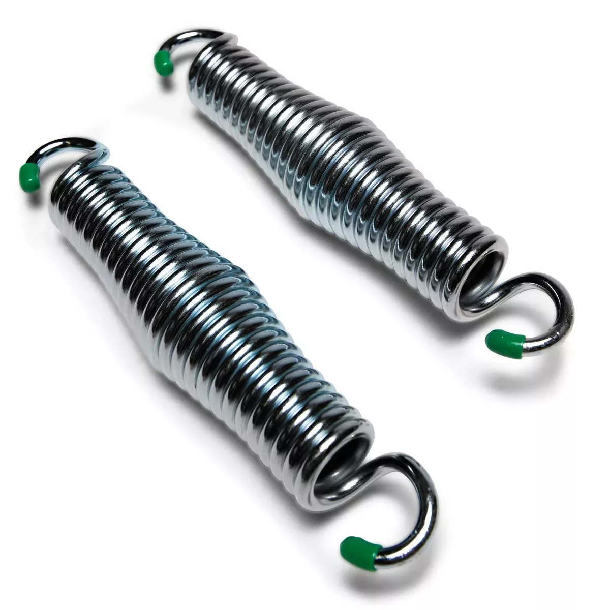 All Things Cedar SW10-2 Comfort Swing Springs | High-Strength Zinc-Plated Chrome Steel | Rubber End Protectors | Smooth Swing Action | 600 Lbs Capacity Per Spring | Set of 2 | 9X 2X 2