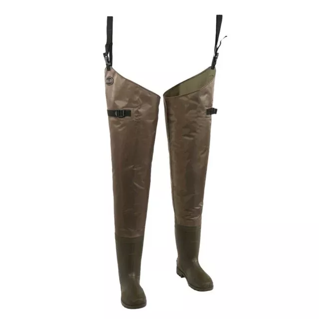 Allen 11768 Black River Bootfoot Hip Waders - Size 8