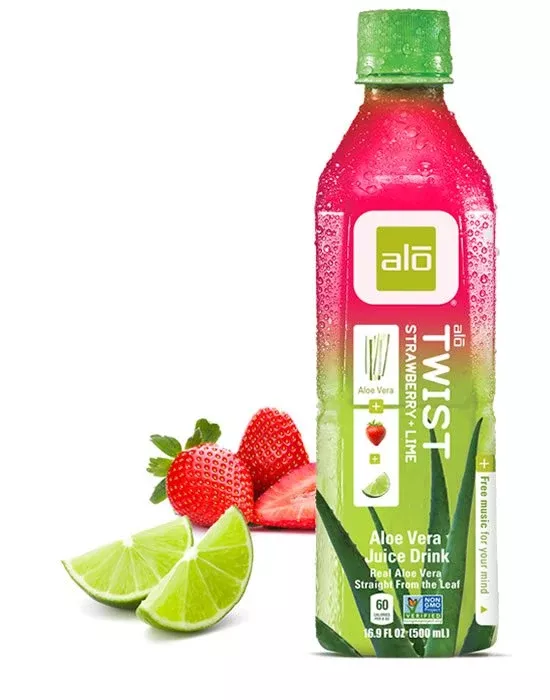 Alo Drink Twist Aloe Strawberry & Lime