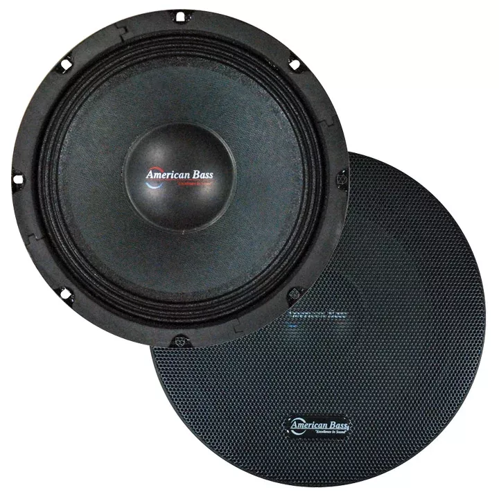 American Bass 8 Inch Midrange Speaker Grill 350W Max