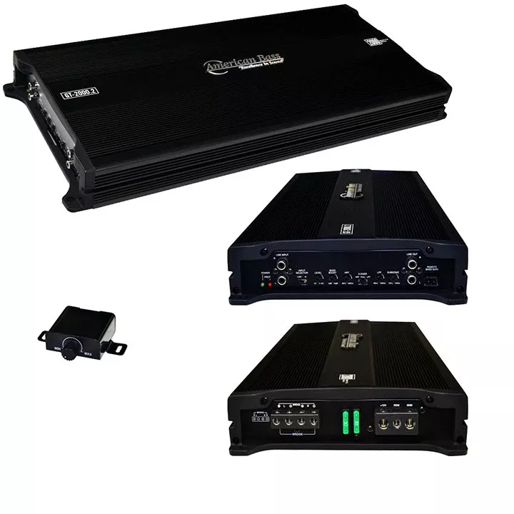 American Bass GT20002 2 Channel 2000W Max Amplifier