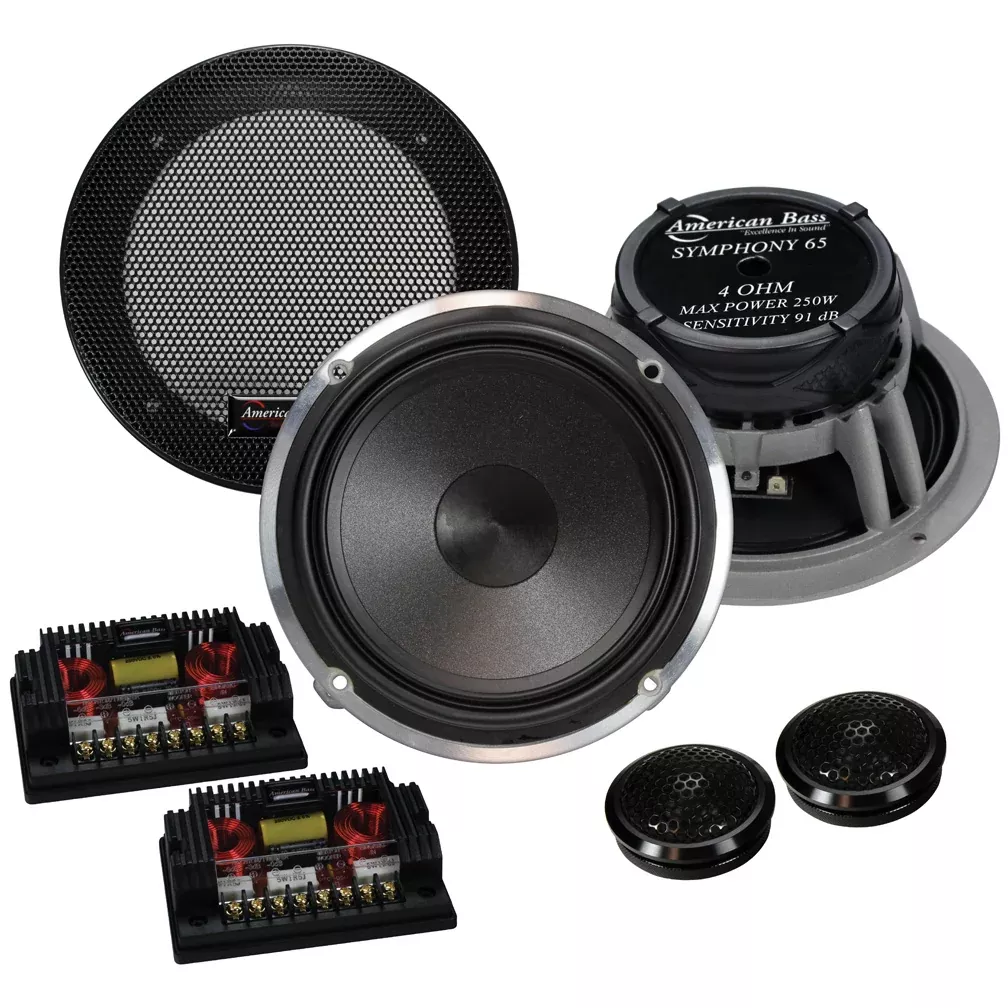 American Bass SYMP65 Symphony 6.5" Component 250W Max