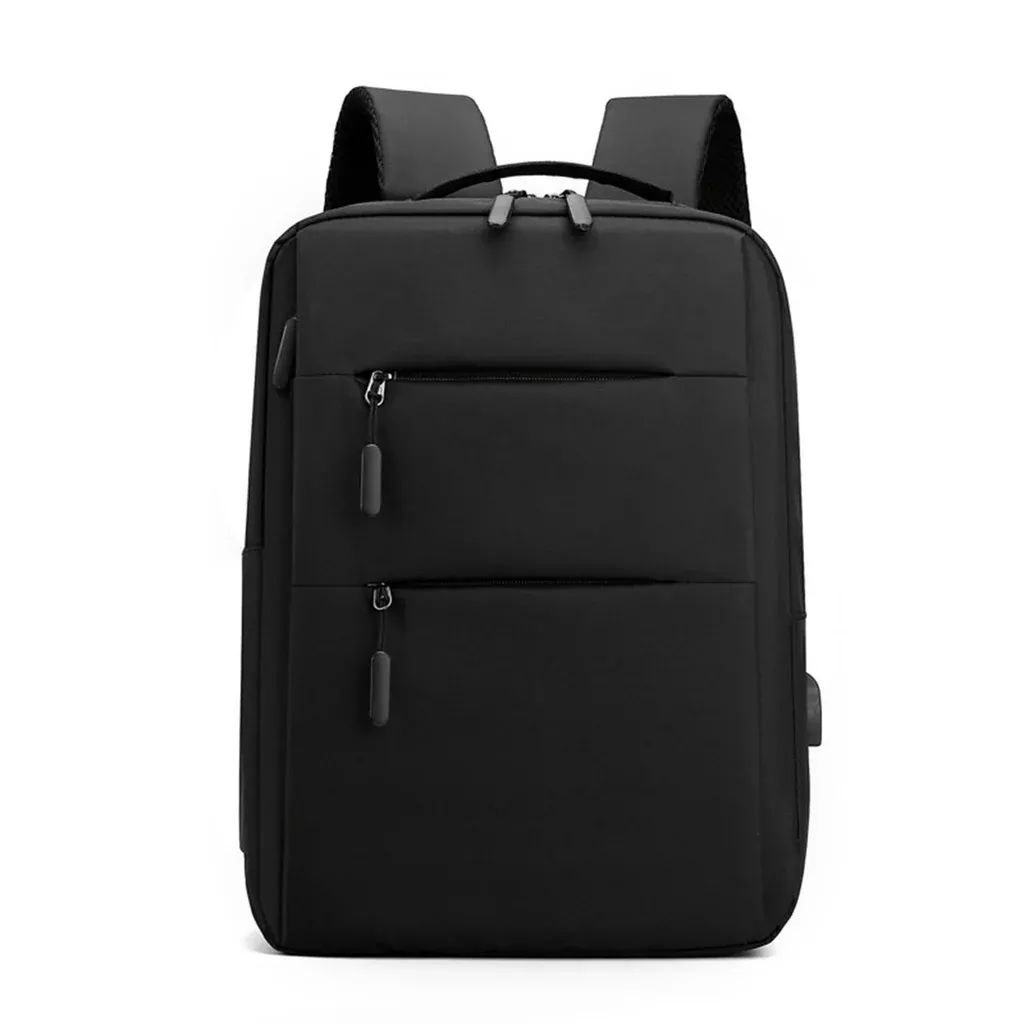 Anti-Theft Laptop Backpack, Waterproof, 15.6 Inch, USB Charging Port, Multi-Compartment for Travel & Office (Black)