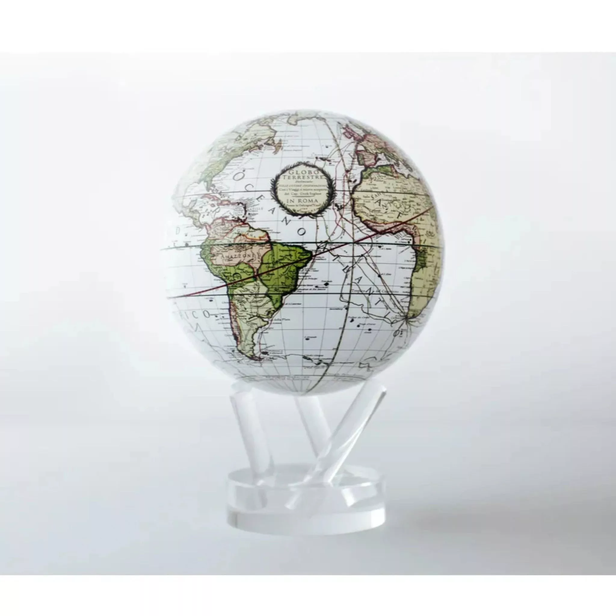 Antique White Terrestrial Mova Globe