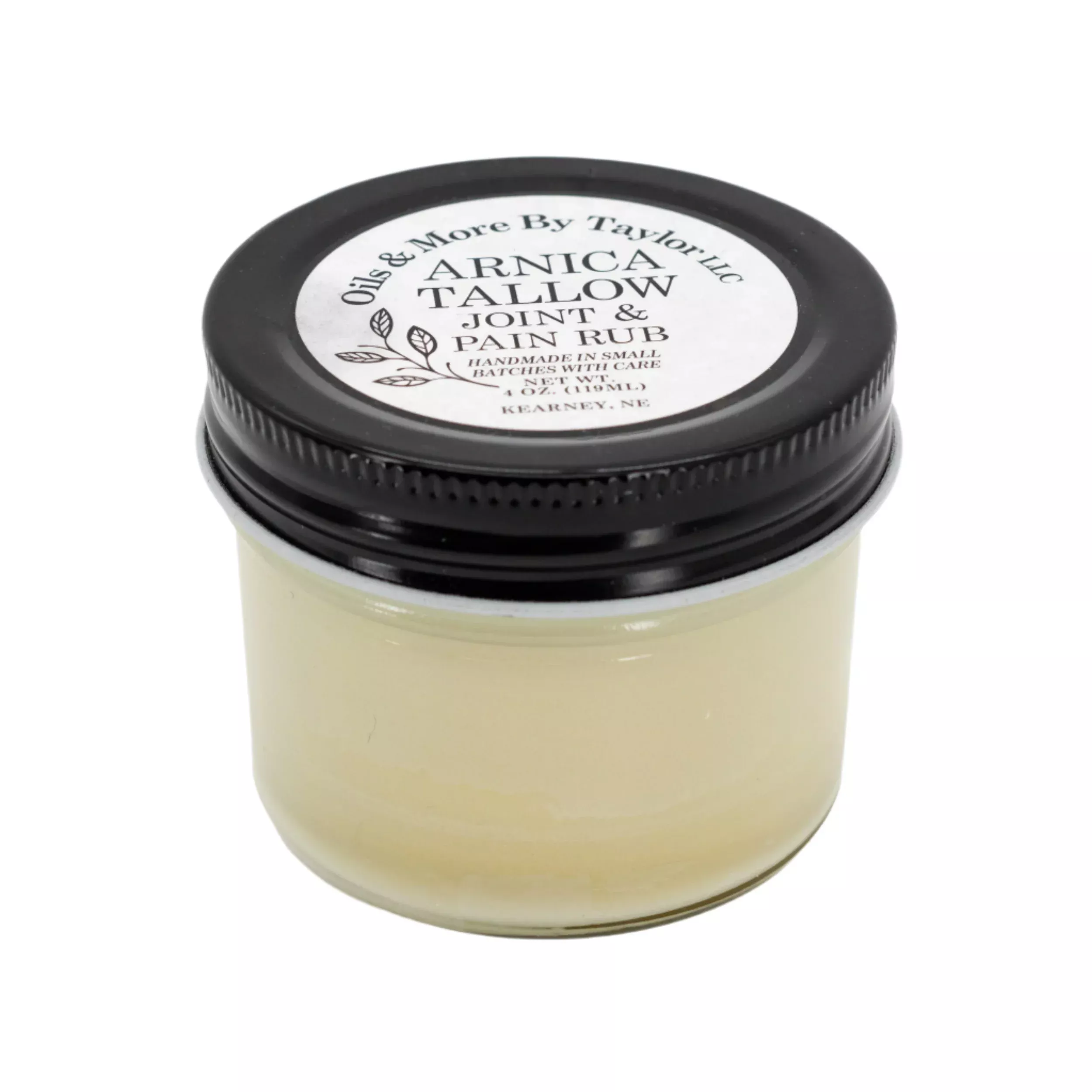 Arnica Tallow & Joint Muscle Rub | Multiple Sizes | Oils & More by Taylor LLC