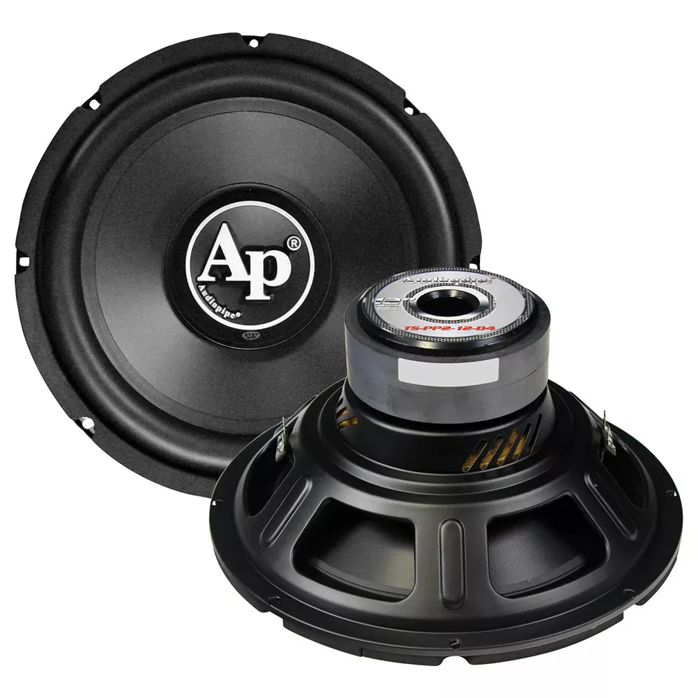 Audiopipe 12"Woofer 1000w Max 4 Ohm Dvc