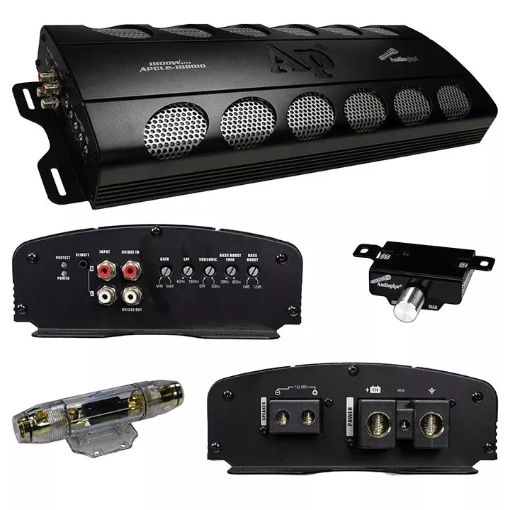 Audiopipe APCLE10001D Class D 1800 watt Mono Amplifier
