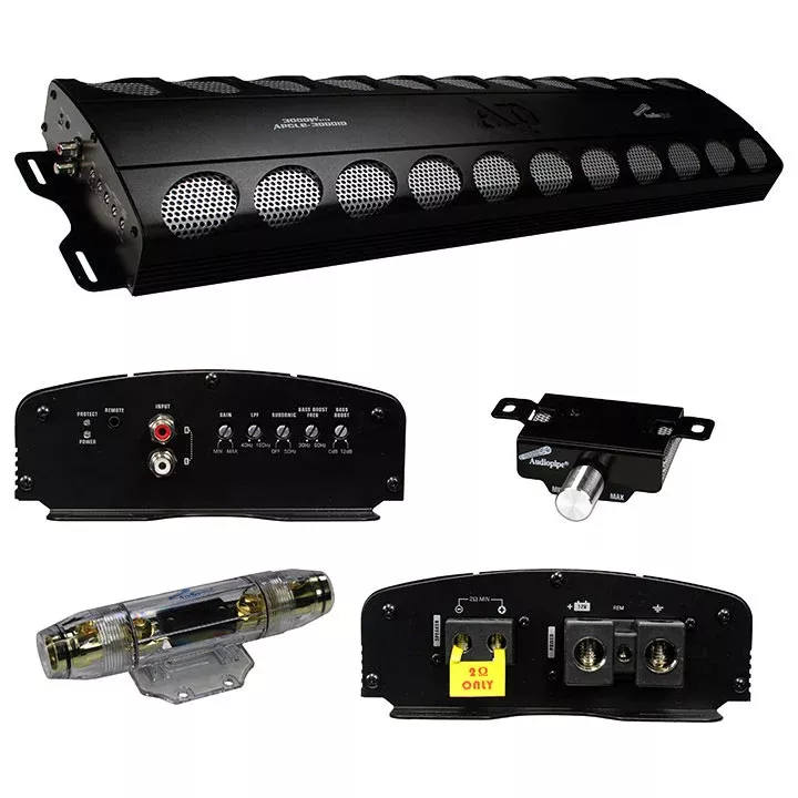 Audiopipe APCLE30001D 3000 Watt Class D Monoblock Amplifier