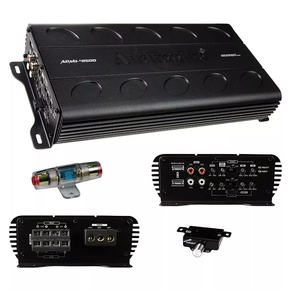 Audiopipe APMI4150D 4 Channel Mini Amplifier Class D 2500W