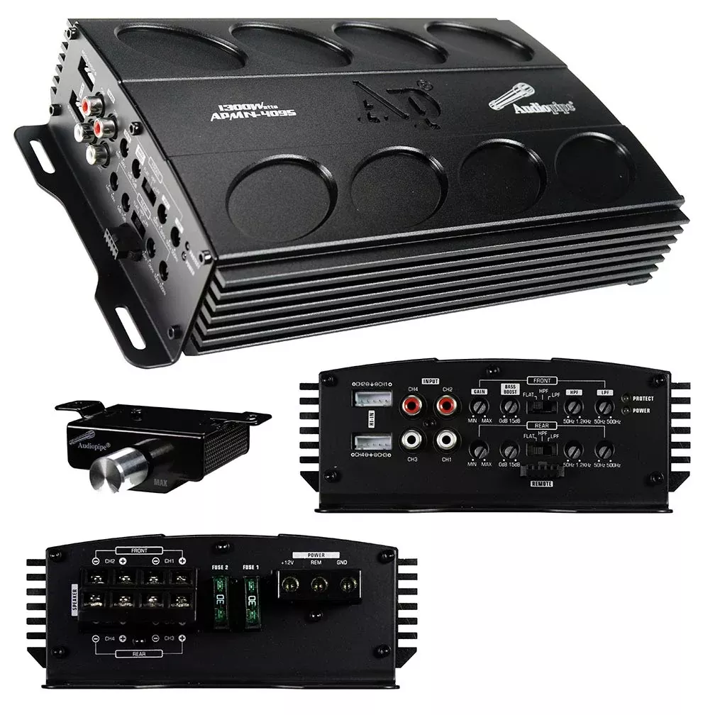 Audiopipe APMN4095 1300W Mini Amplifier