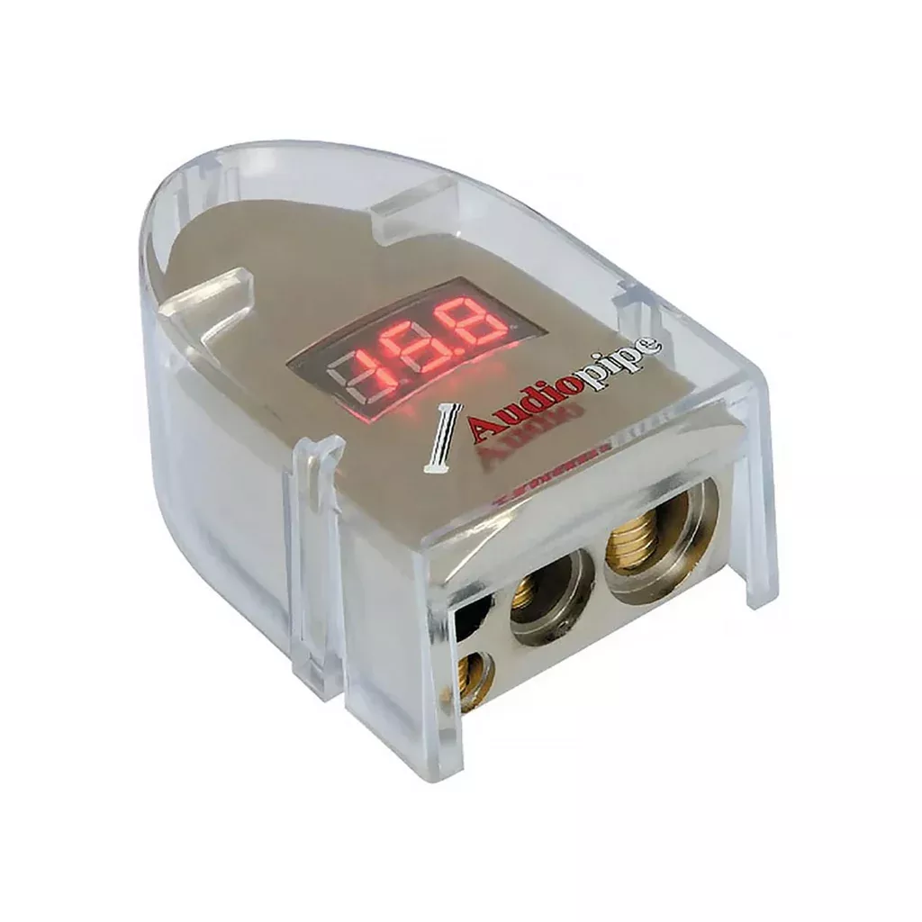 Audiopipe Positive Battery Terminal With 4-outputs With Digital Display