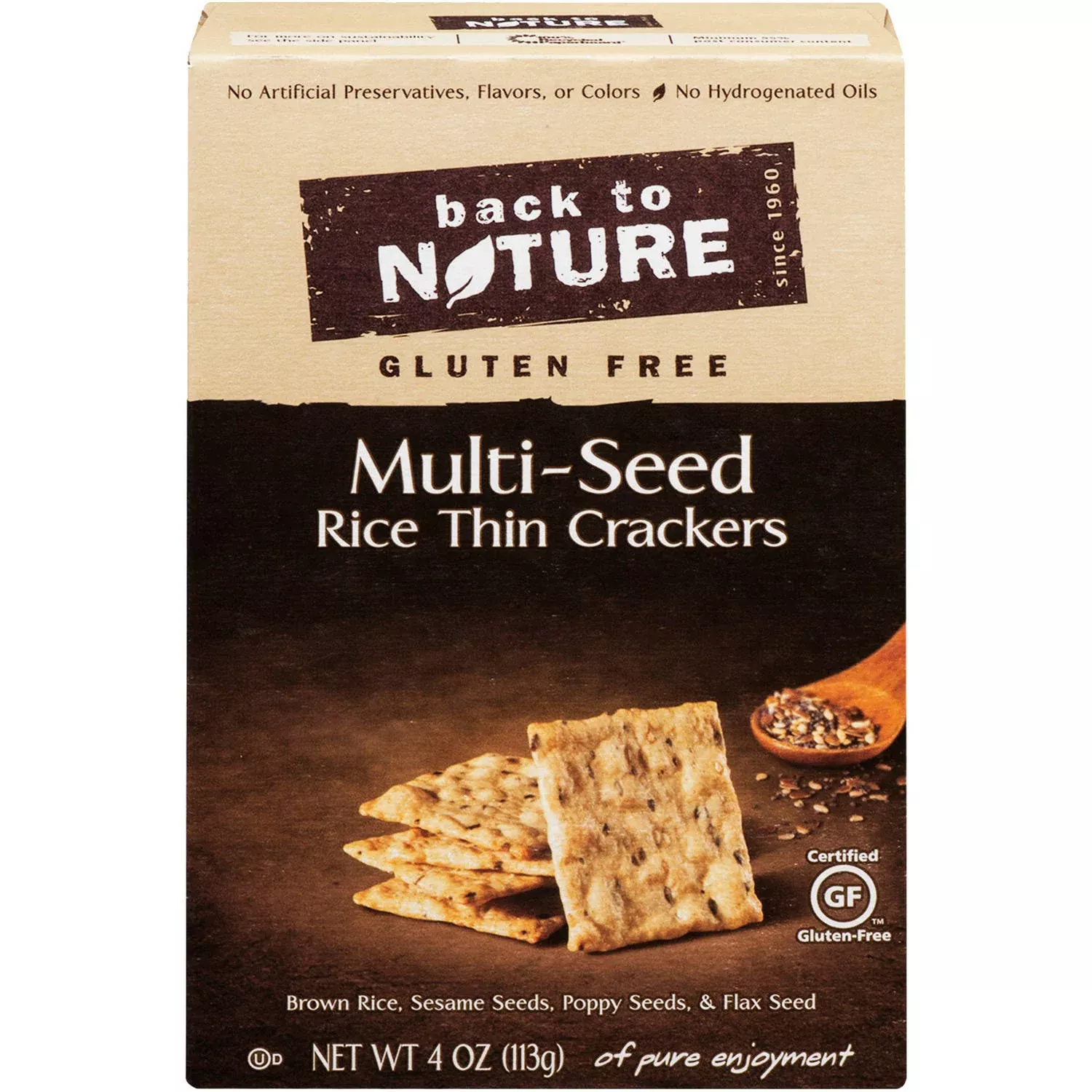 Back To Nature Gluten Free Multiseed Thin Rice Cracker