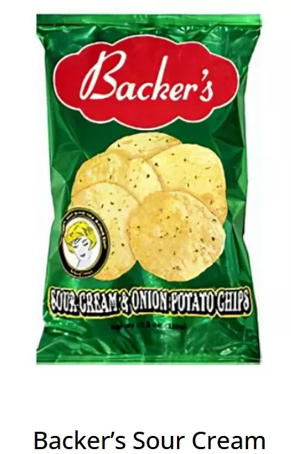 Backer's Potato Chips - Case of 12 10oz Bags