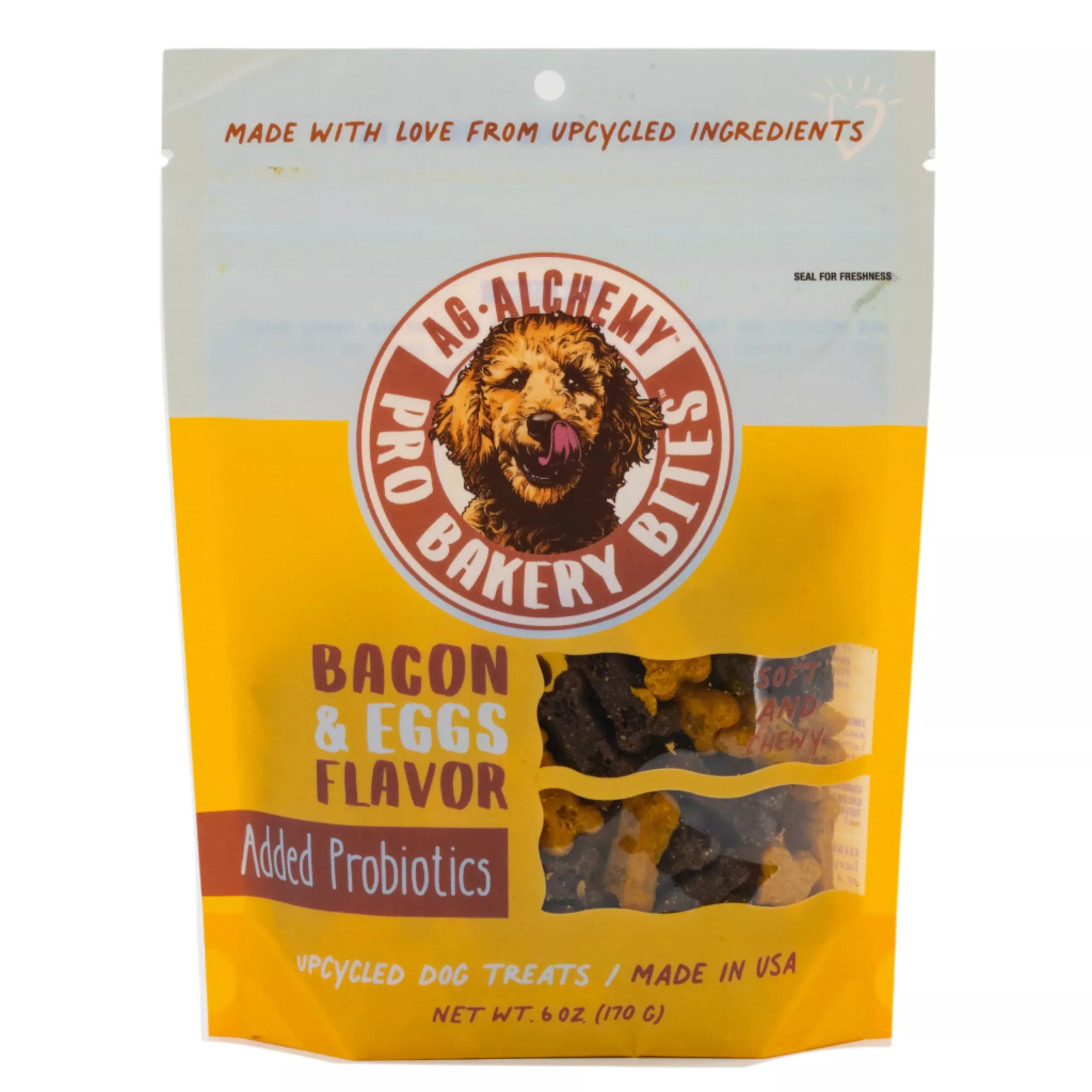 Bacon & Eggs Pro Bakery Bites with Probiotic | 6 oz | Brenmar
