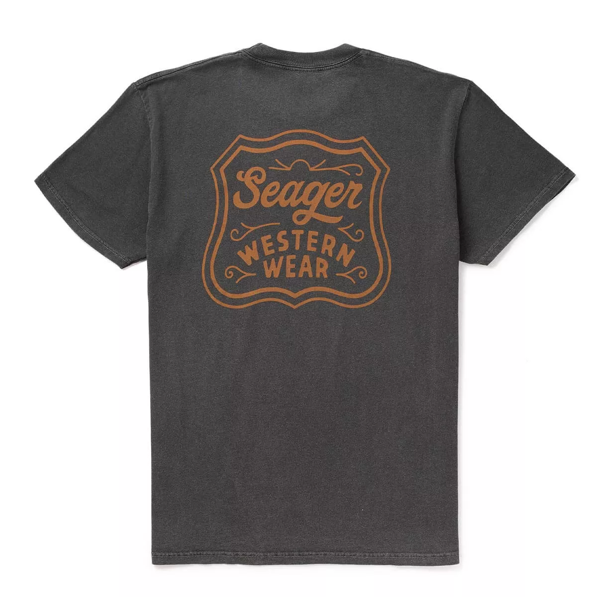 Badge Premium Tee | Pigment Black | Seager Co.