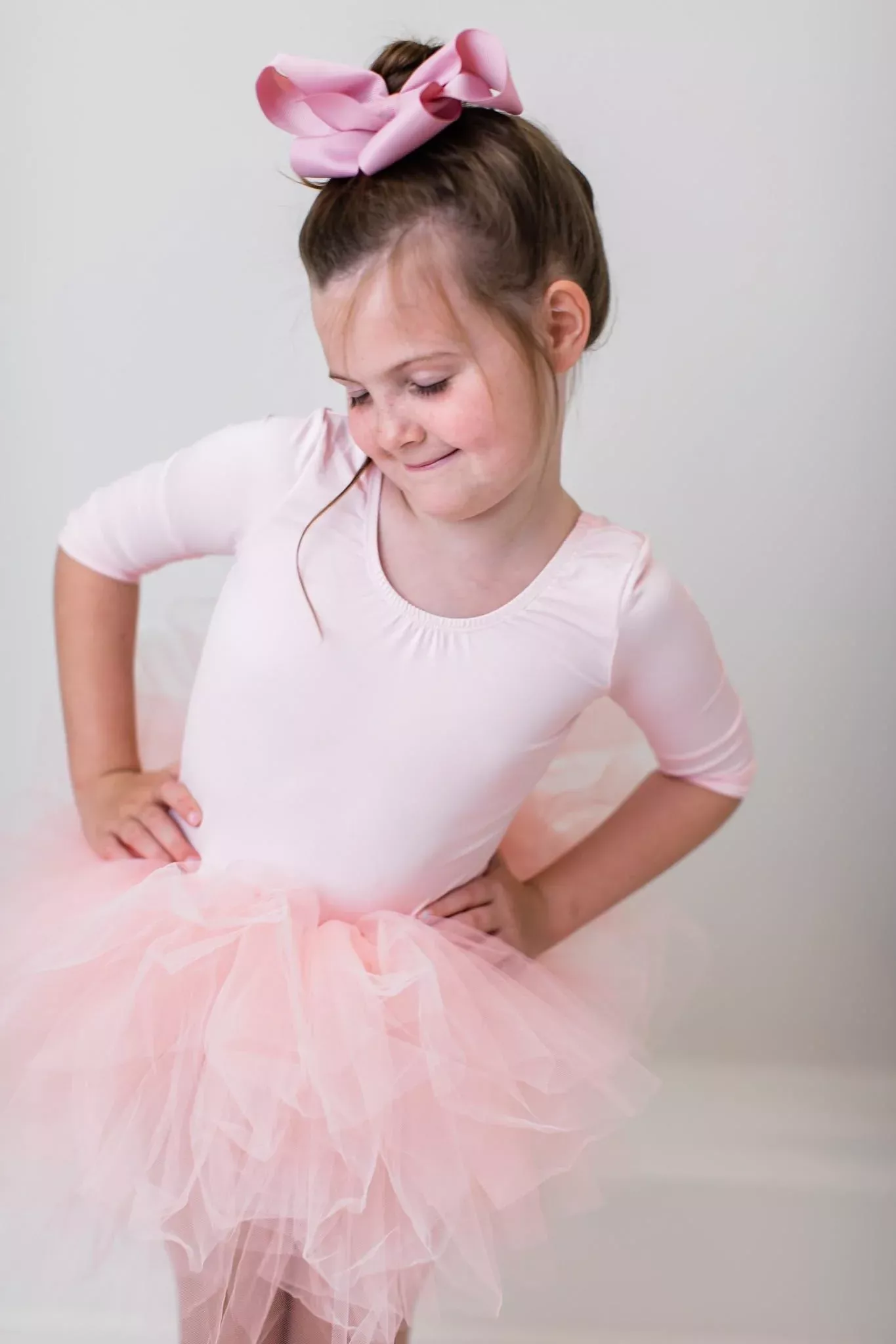 Ballet Pink 3 /4 Tutu Leotard